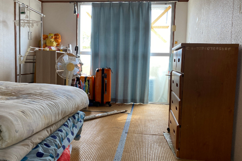 遺品整理前の部屋
