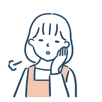 分別が面倒で悩んでいる人のイラスト